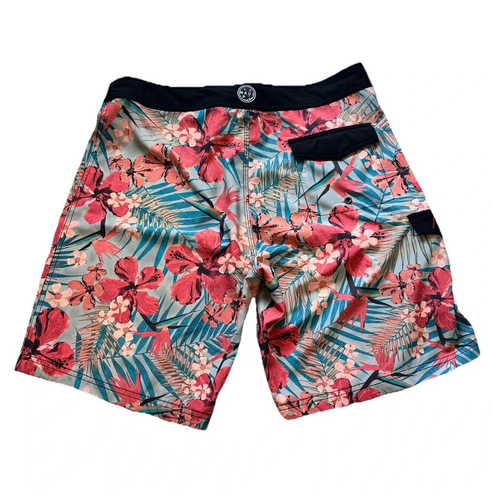 SALE -‎ 3/$25 Maui And Sons Men's Swim Trunks Size 34.           *120